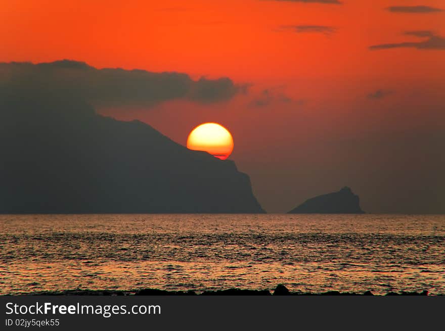 Sunset Favignana