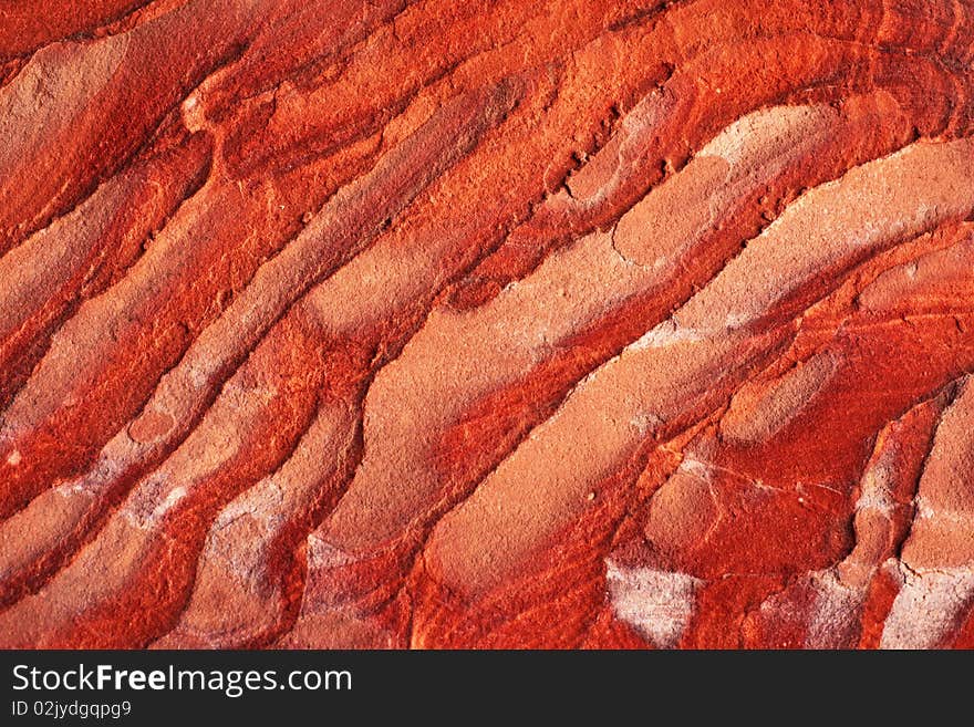 Close-up of sandstone.