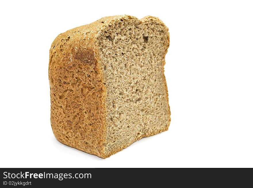 Freshly baked loaf of bread  isolated on white background. Freshly baked loaf of bread  isolated on white background.