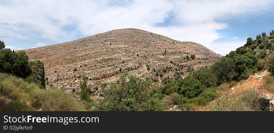 Judean mountain landscape