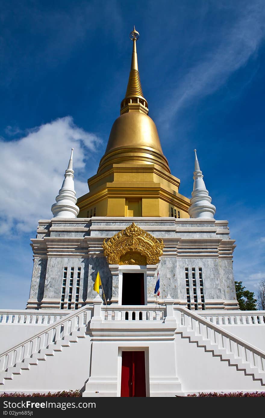 The Great Pagoda Of Win build from Lanna style.build for remembrance The Great King Naresuan