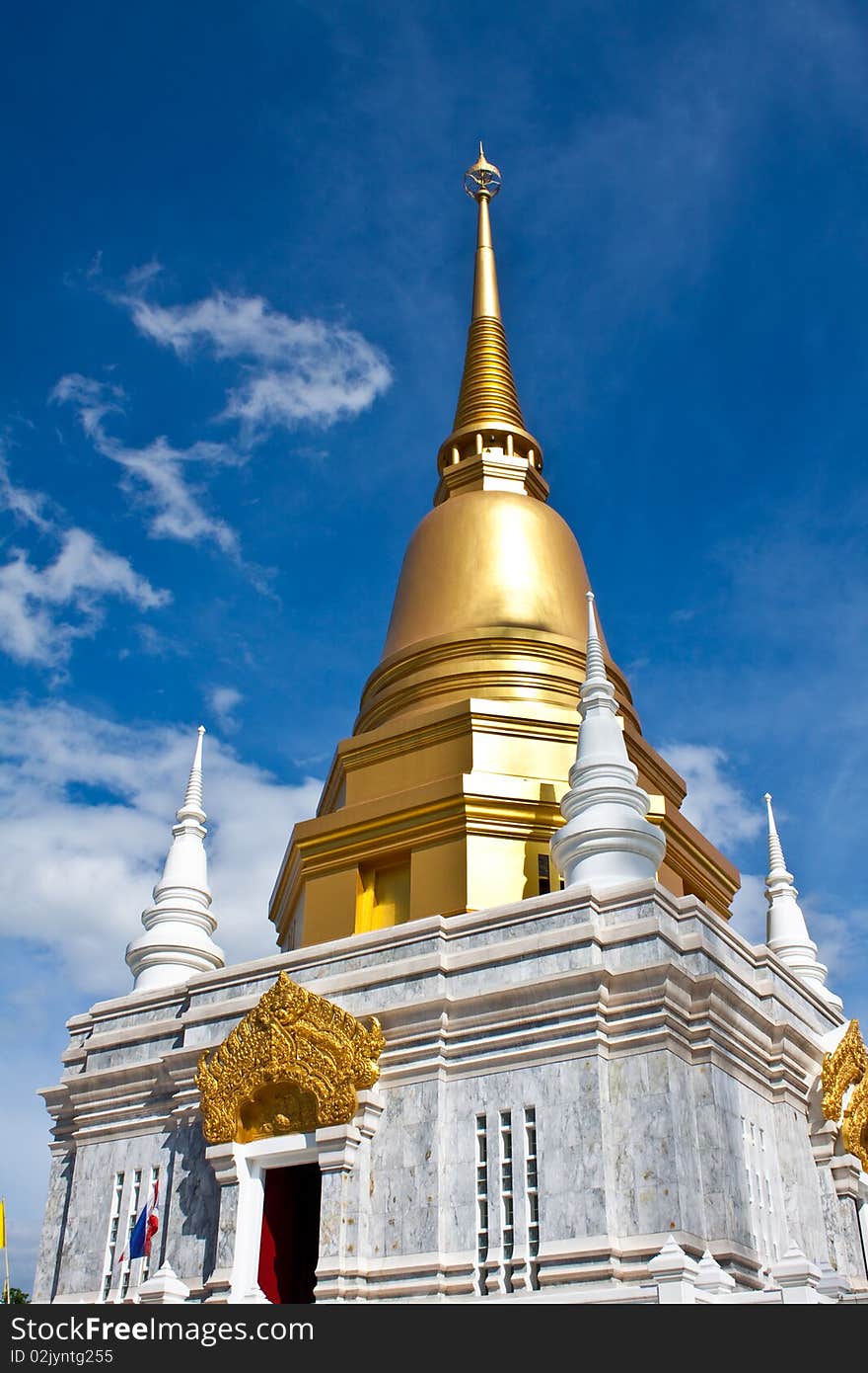 The Great Pagoda Of Win build from Lanna style.build for remembrance The Great King Naresuan