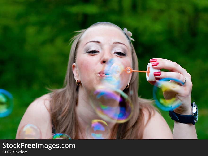 Making bubbles