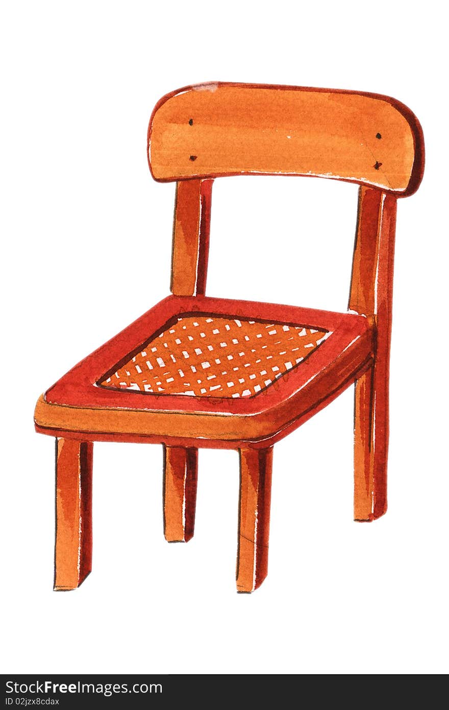 Chair in watercolor