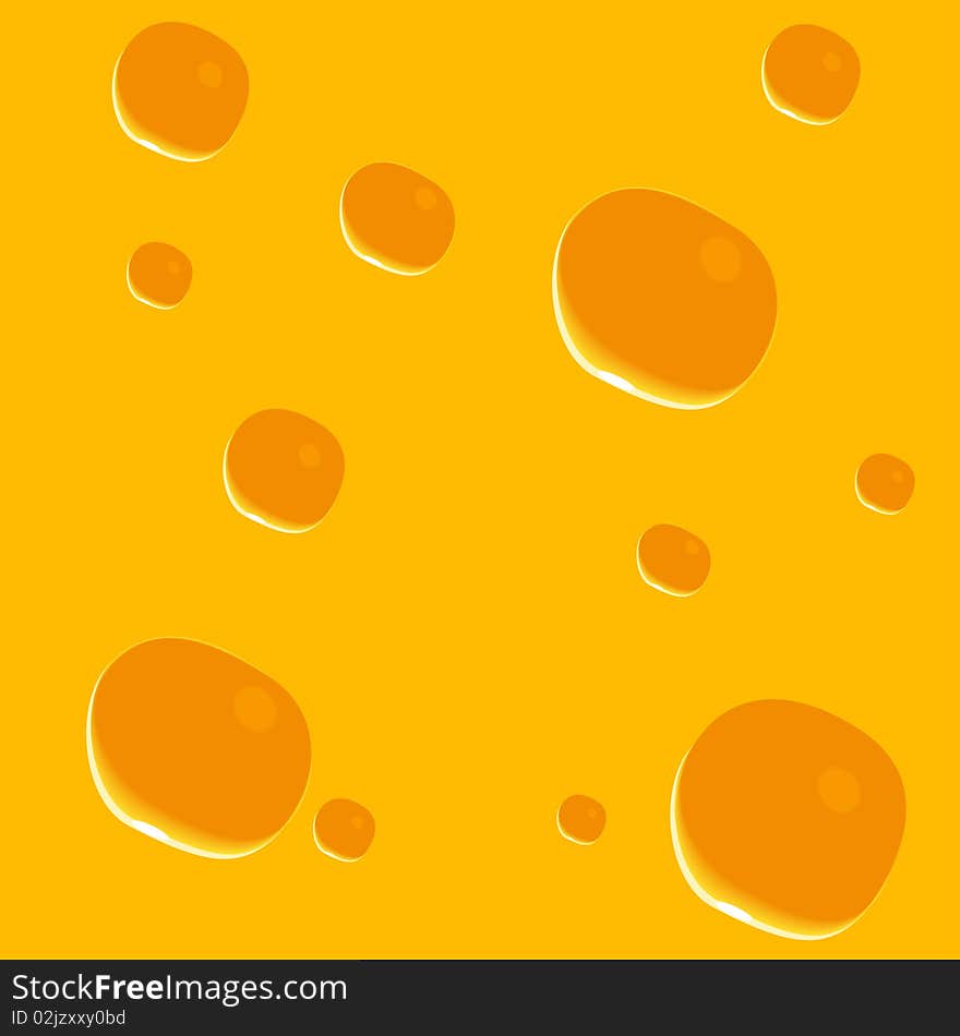 Cheese seamless pattern. Vector illustration.