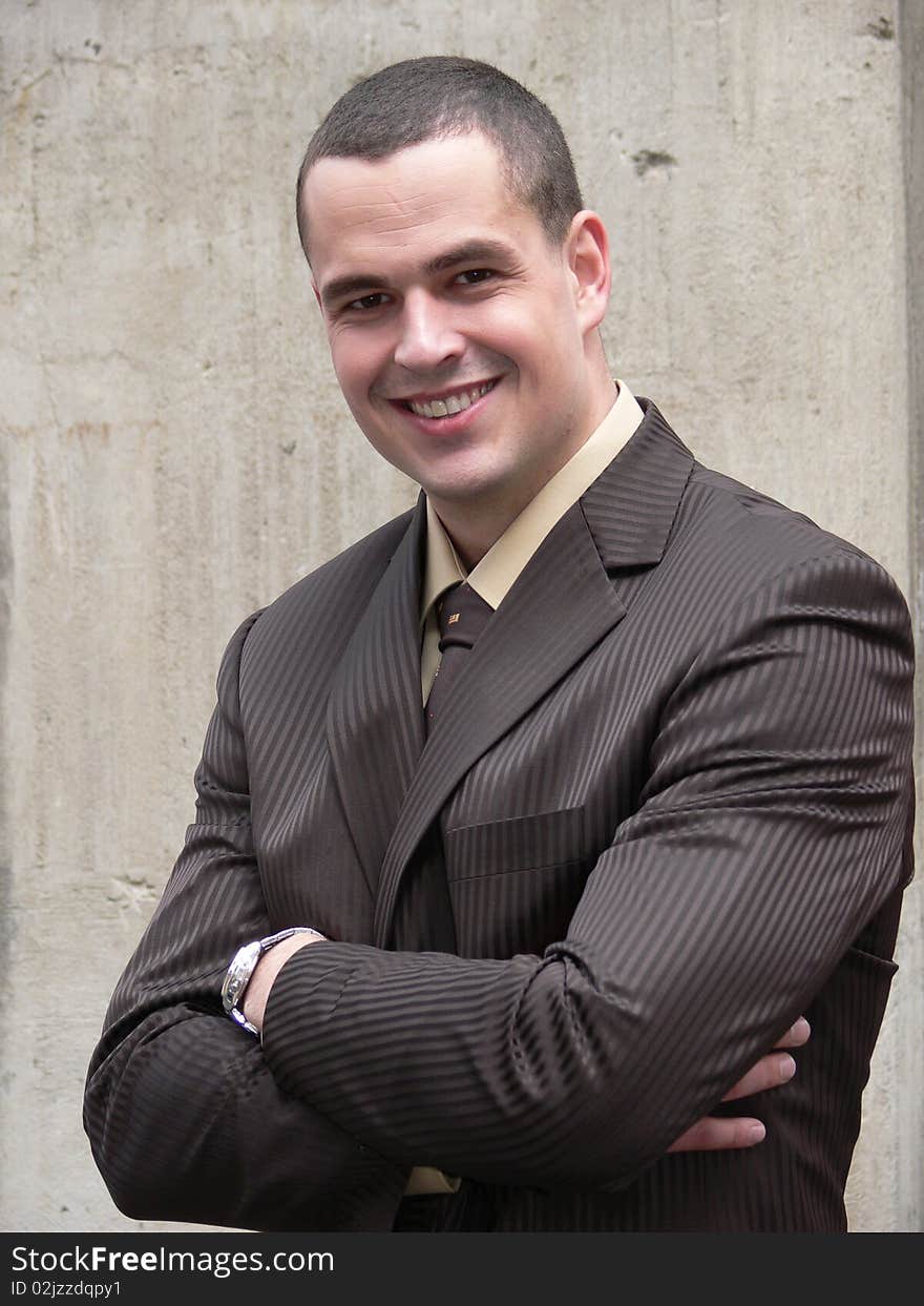 Portrait Of Smiling Businessman