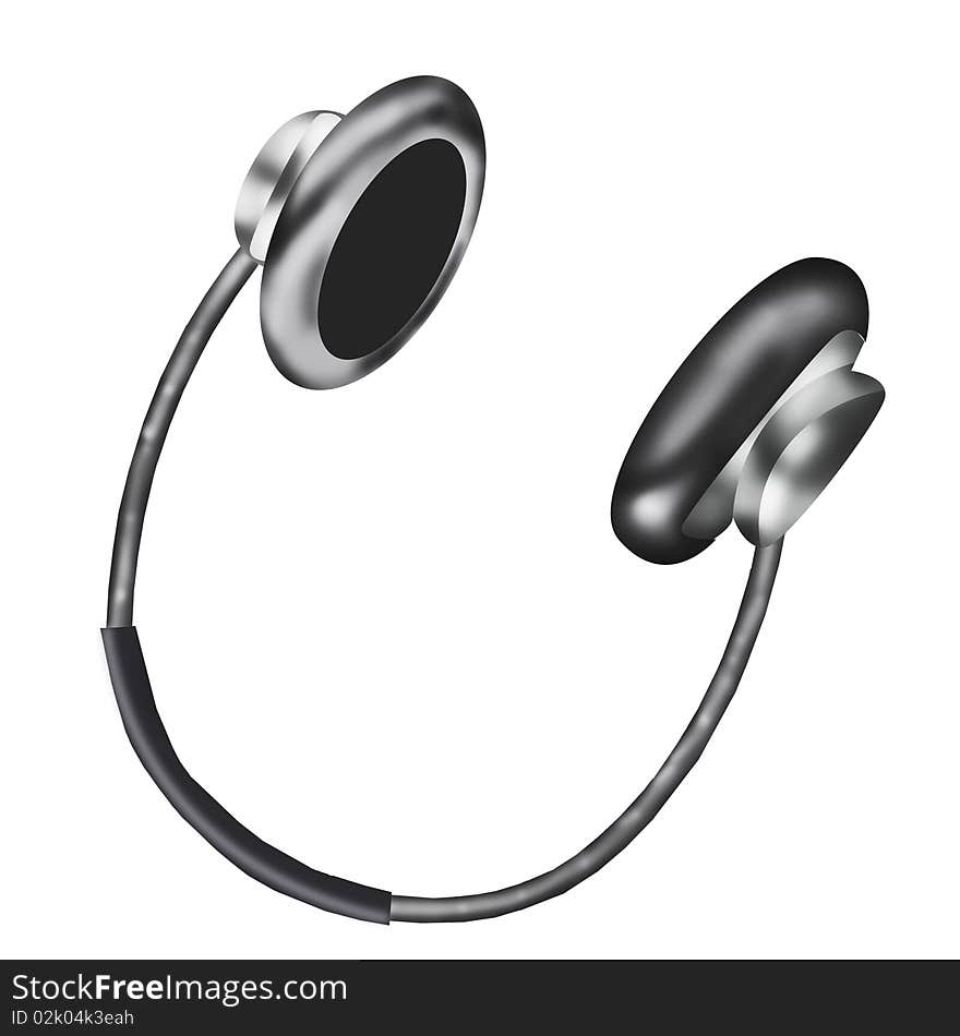 Professional Icon Of The Headphones For Your Site