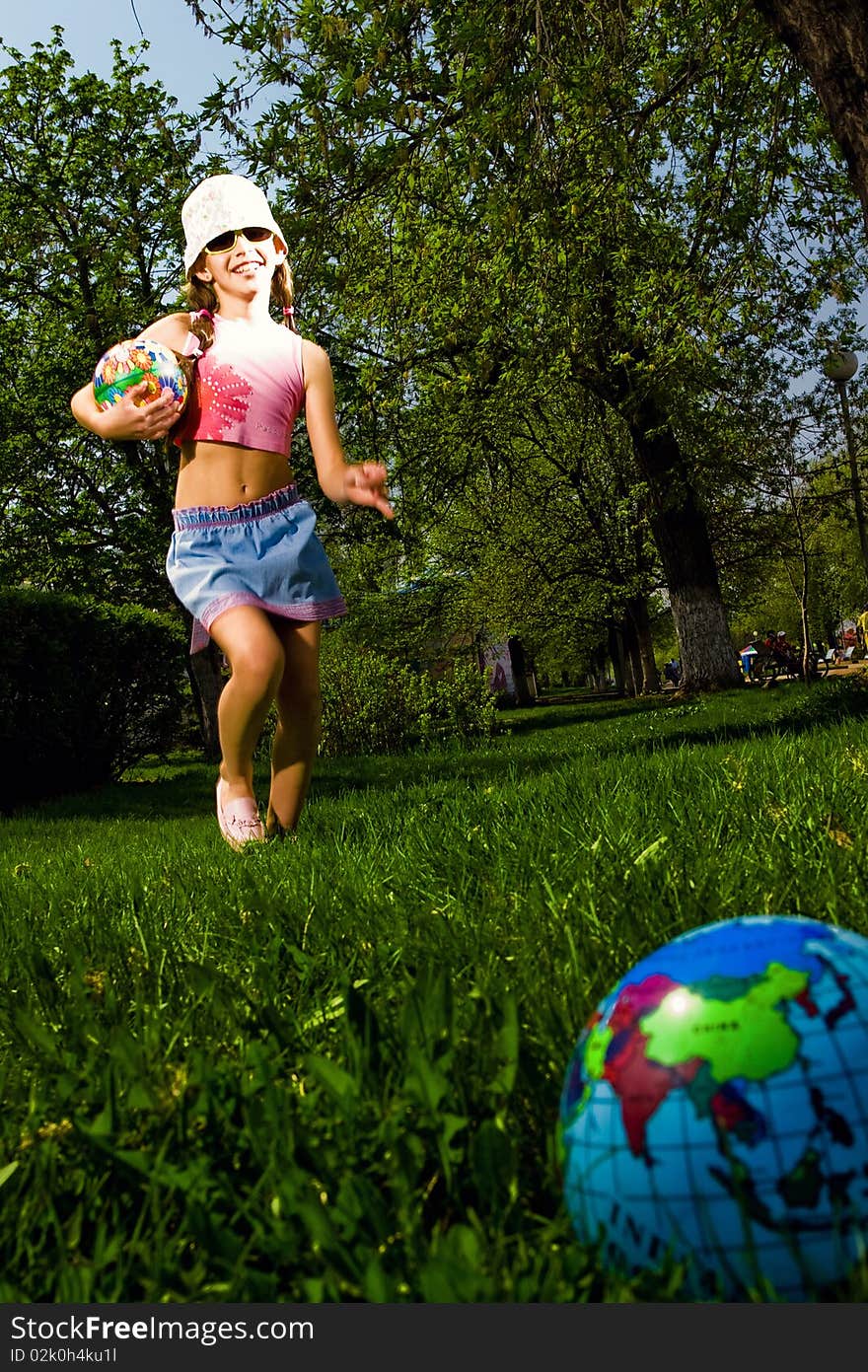 Girl With Ball