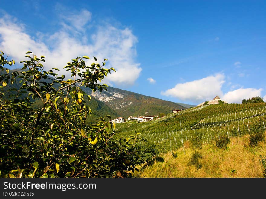 Village in the mountains