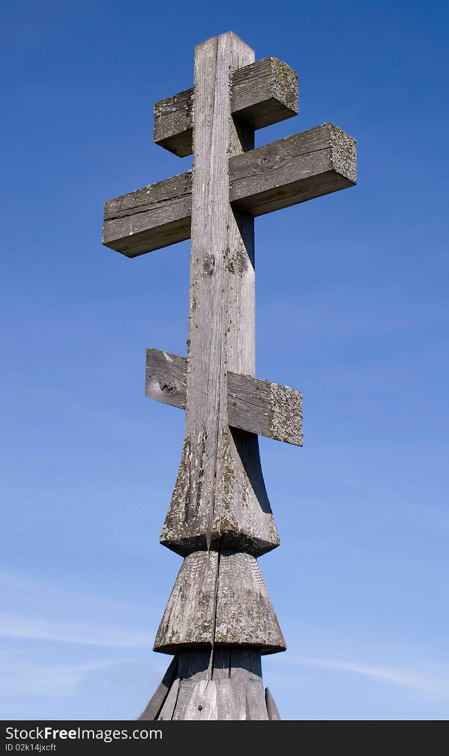 Wooden church cross