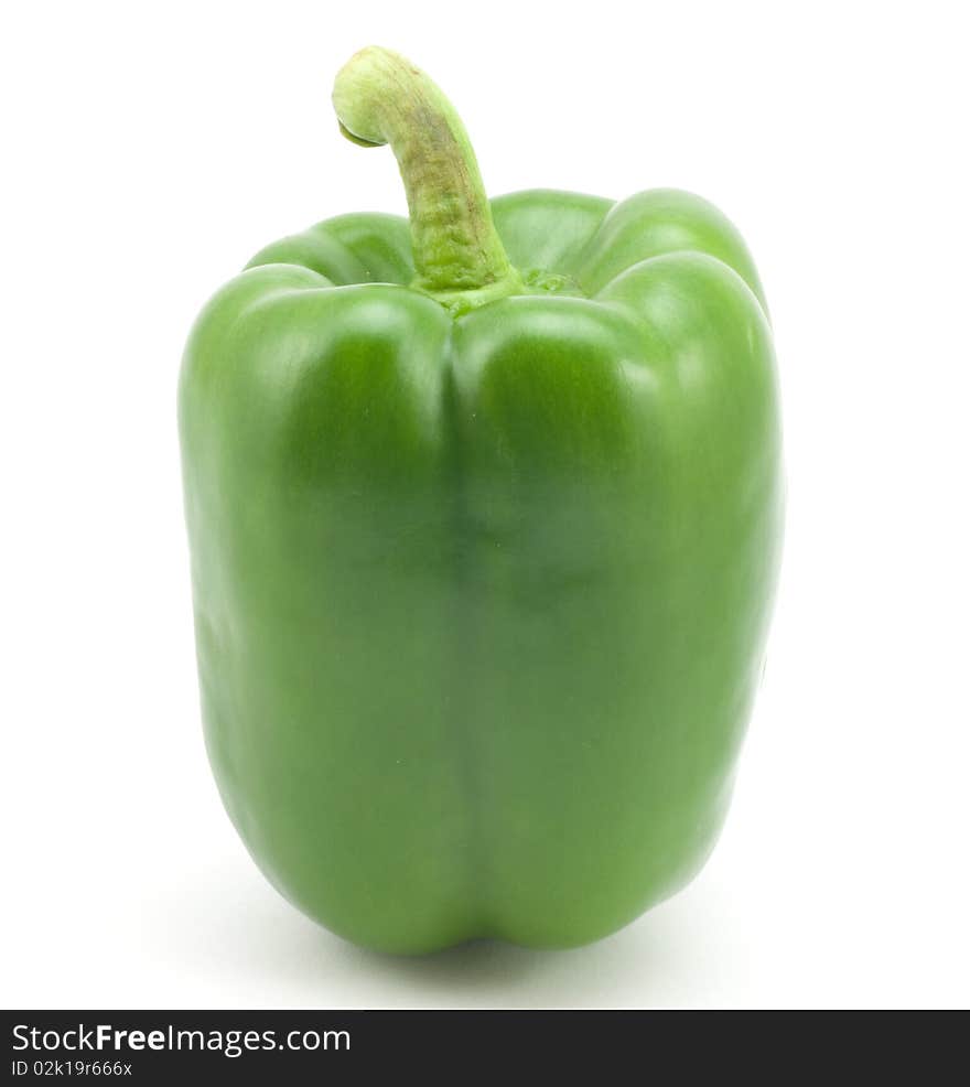 Fresh green paprika