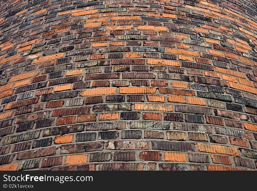 Wall from the old bricks. Background, texture