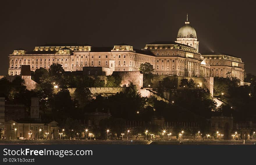 Night lights in Budapest