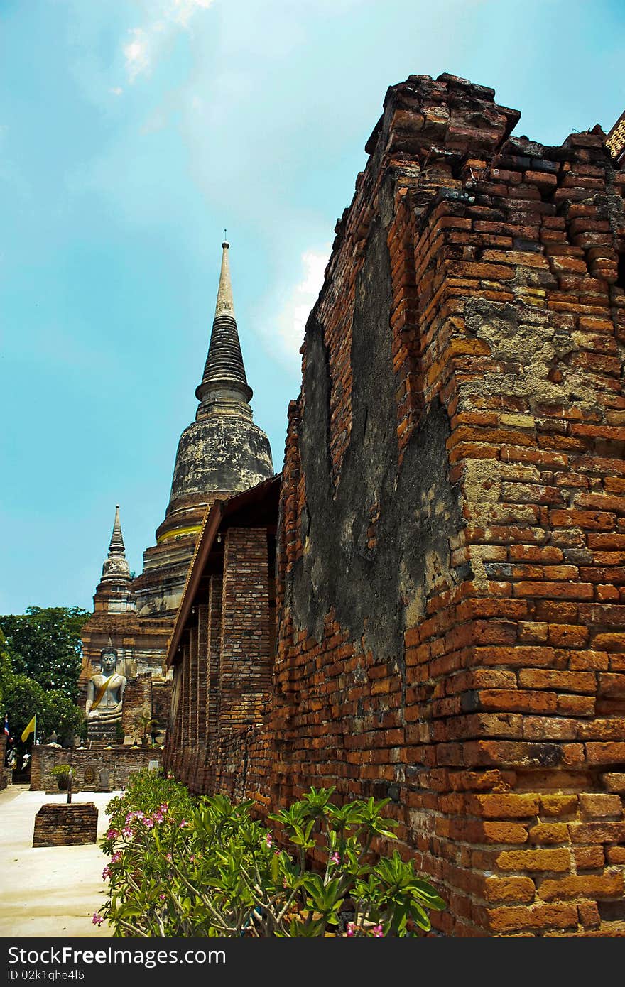 Ancient stupa of Buddha in Thailand