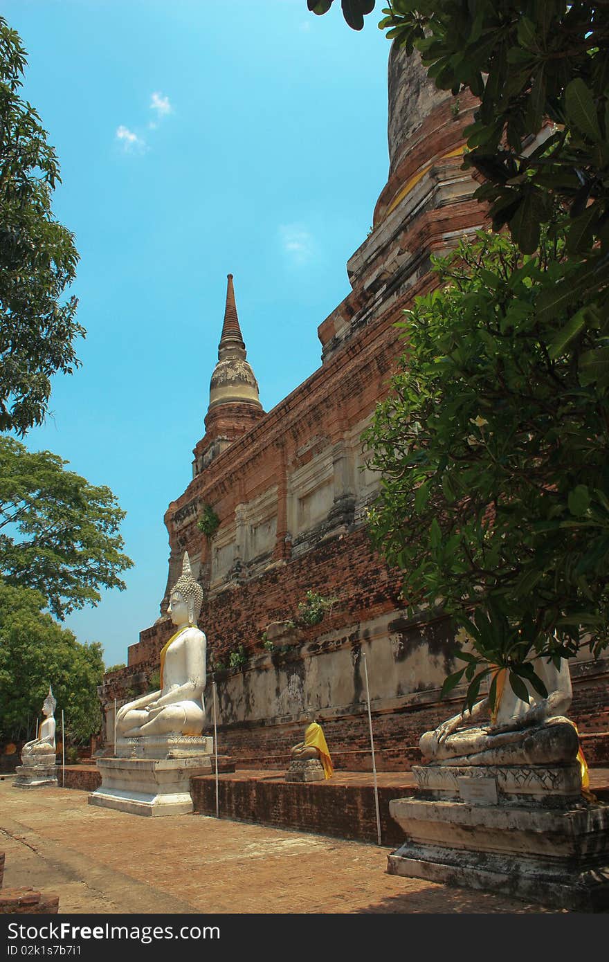 Ancient Stupa Of Buddha In Thailand