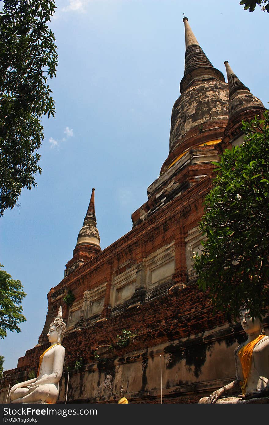 Ancient Stupa Of Buddha In Thailand