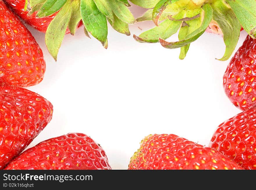 Fresh and tasty strawberries