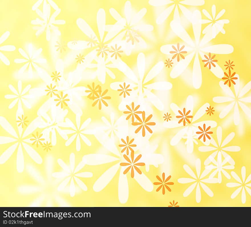 Abstract blur colorful flower background