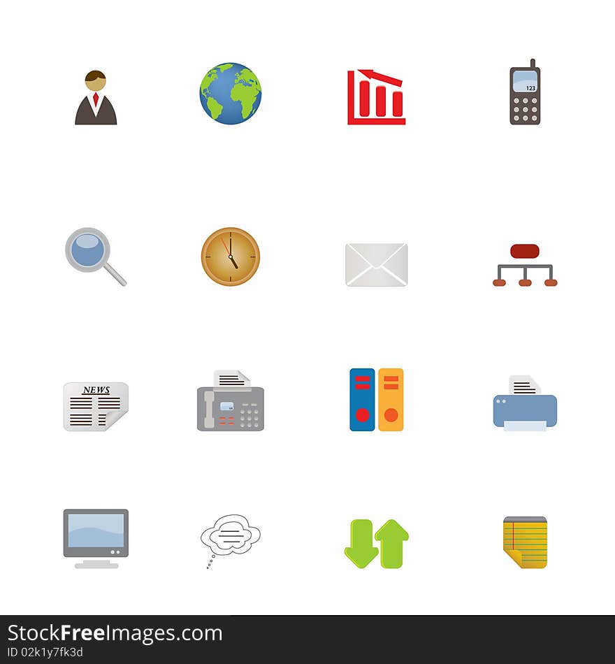 Business Icons And Symbols