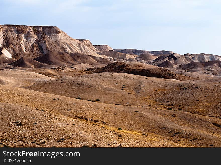 Israel - Desert Yehuda, place near Ded Sea. Israel - Desert Yehuda, place near Ded Sea