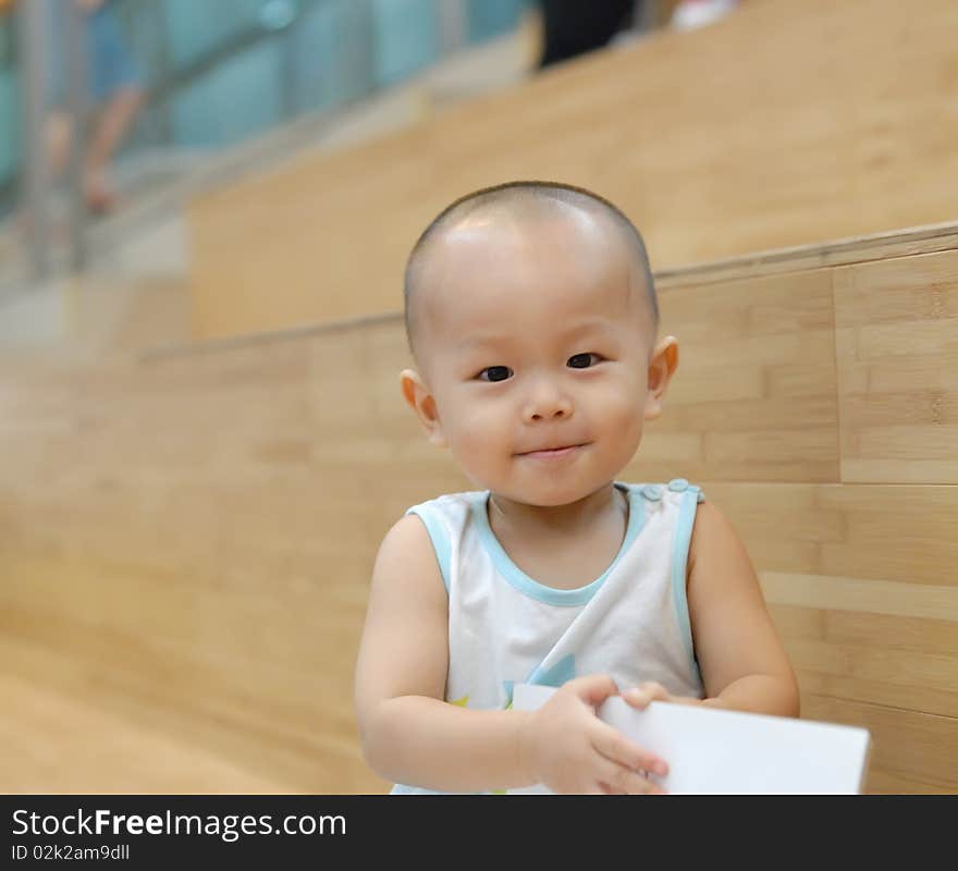 It is a cute chinese baby,. It is a cute chinese baby,