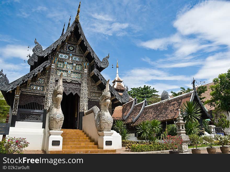 Thai temple,north of Thailand