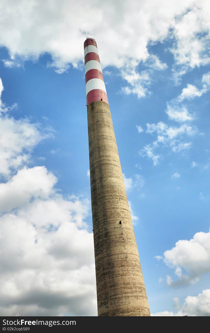 Smokestack for the incinerator in Hong Kong. Smokestack for the incinerator in Hong Kong.