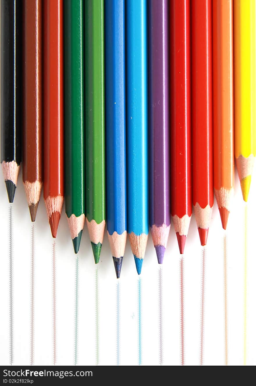 Colored pencils