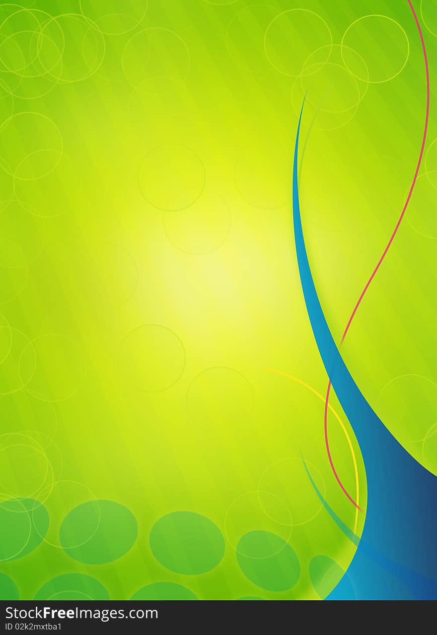 Vibrant Green Background