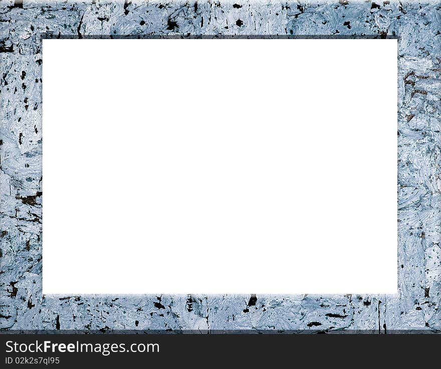 Blue Textured Picture Frame