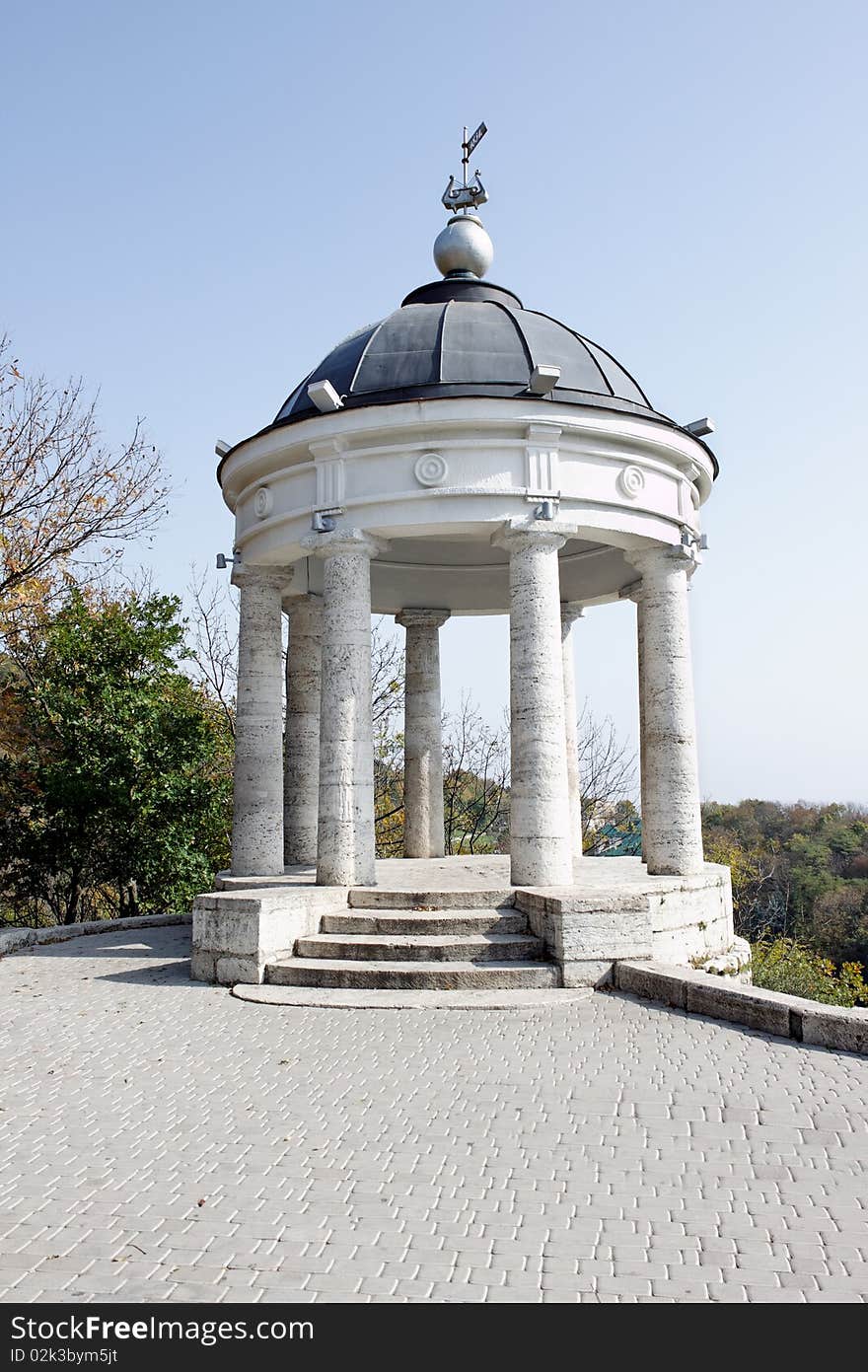 Gazebo in the Caucasus Mountains