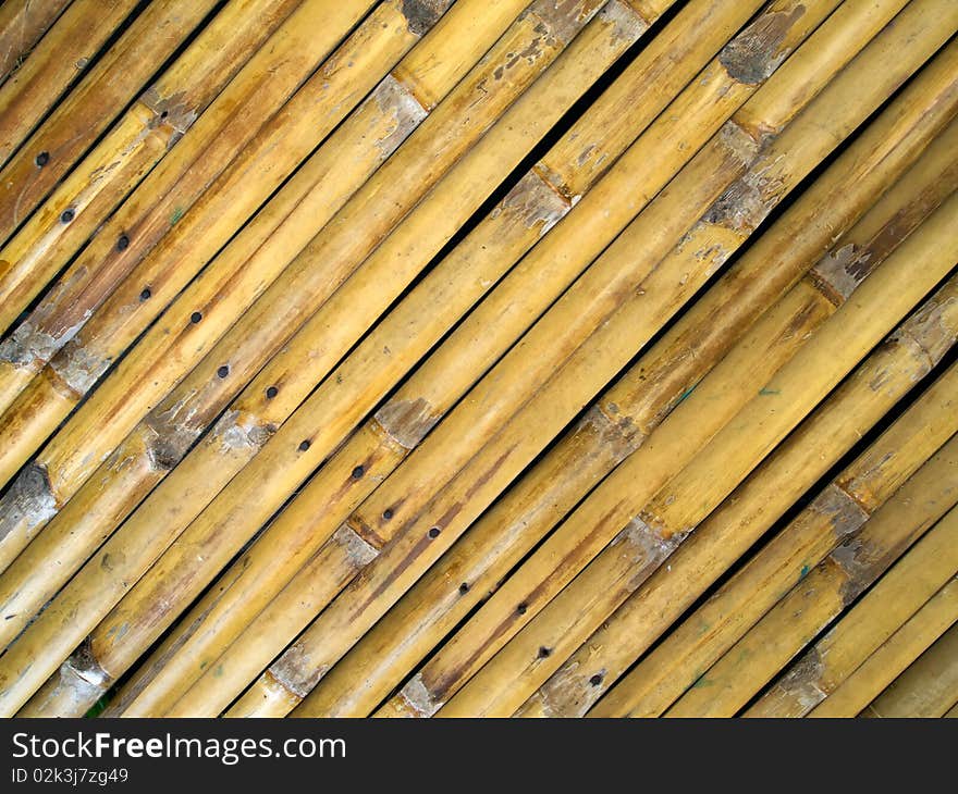 Taken from the bed made of bamboo to sit or sleep. Taken from the bed made of bamboo to sit or sleep