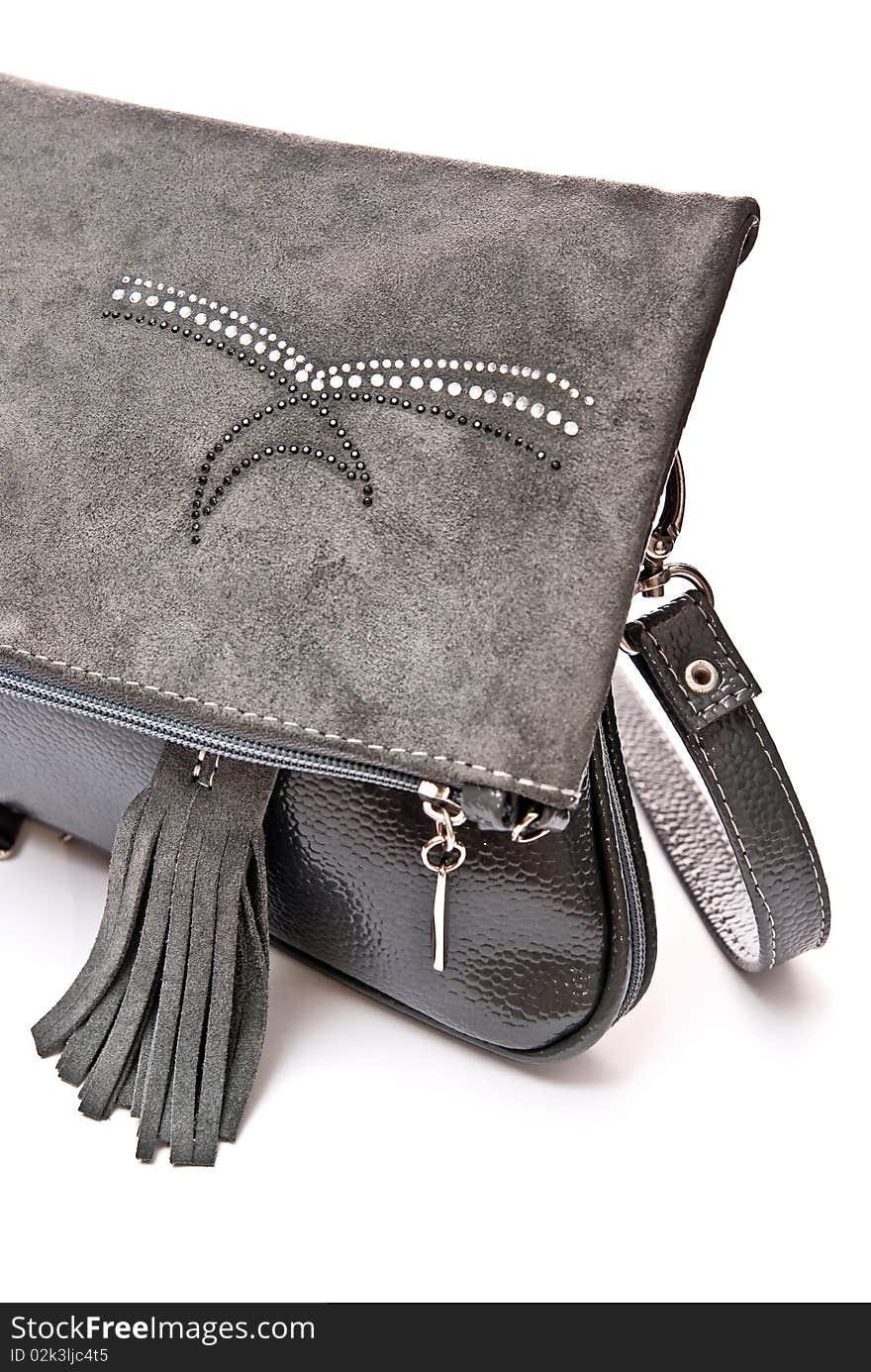 Grey handbag