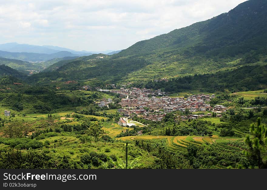 Xiamen, Fujian Province is located in mountain village