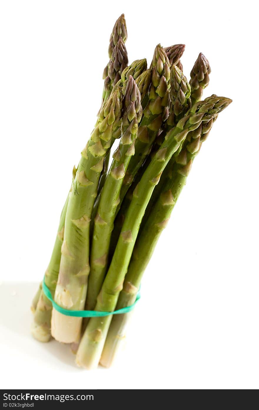 A Bunch of fresh ,green Asparagus ,close up