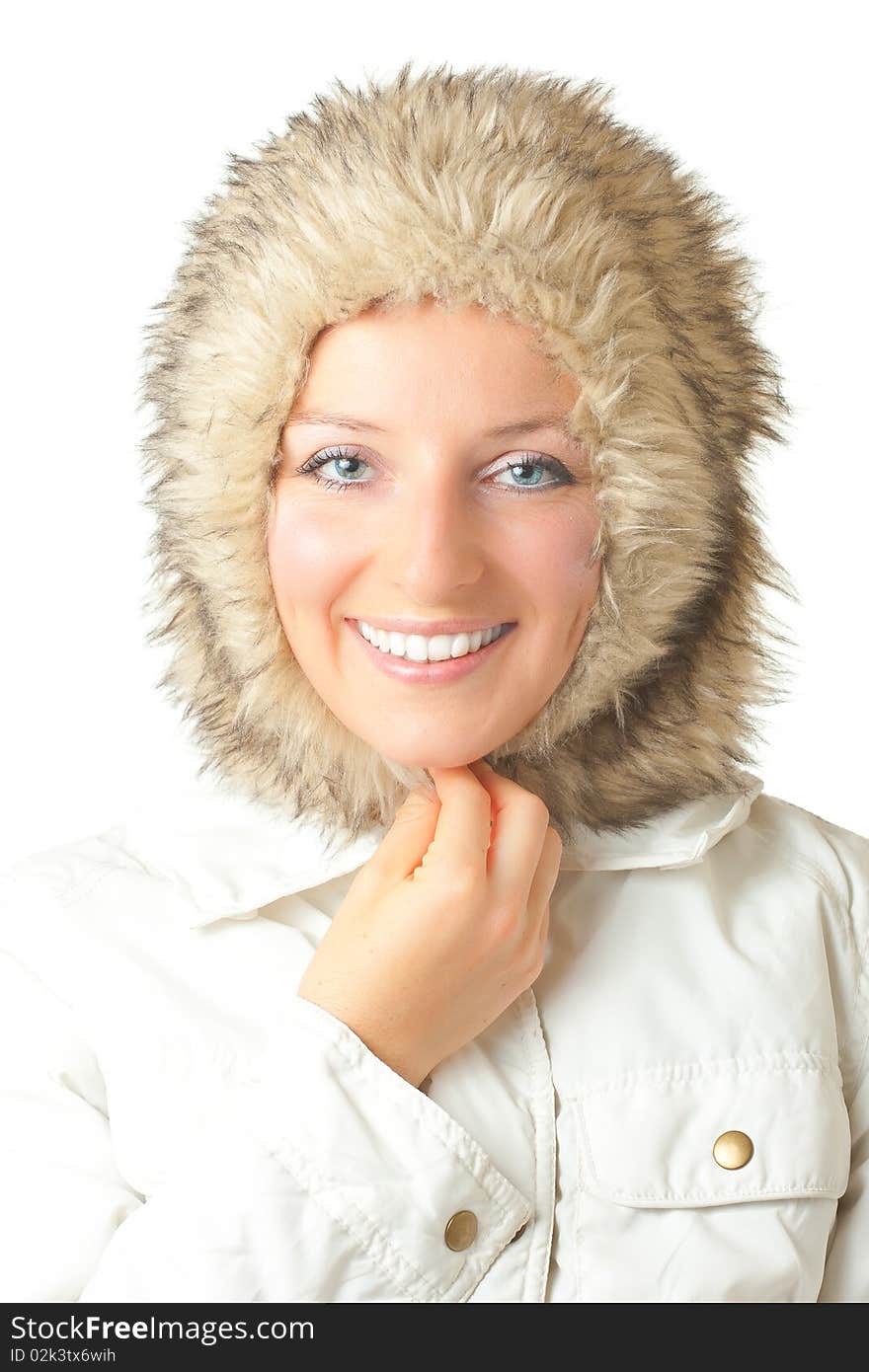 Woman In Furry Hat