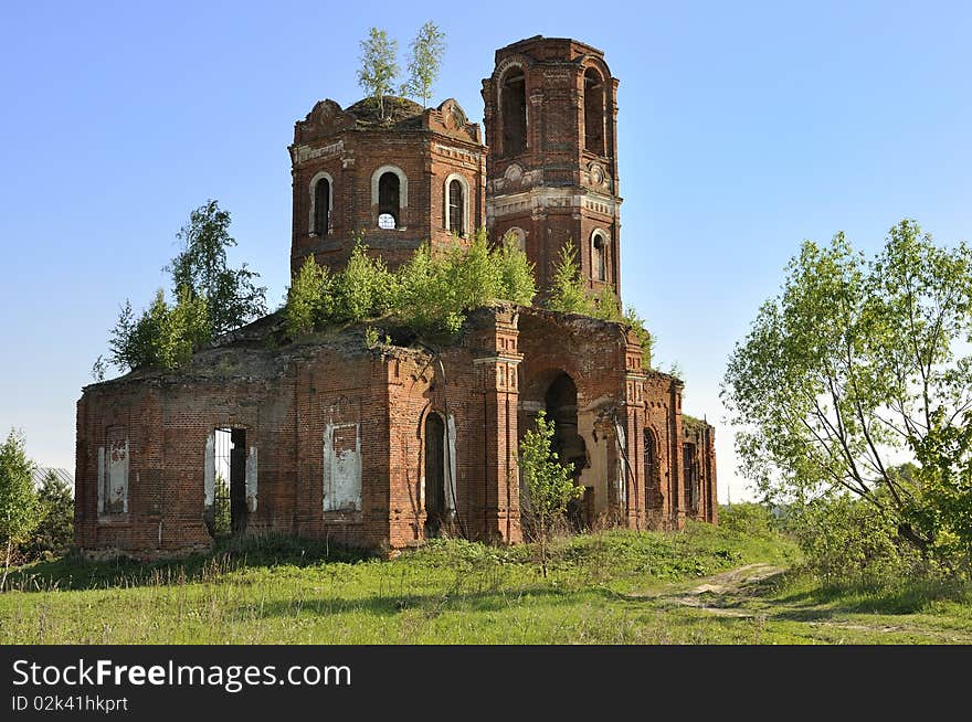 Abandoned orthodox church