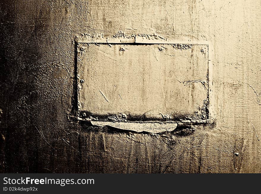 Abstract grunge texture with a title