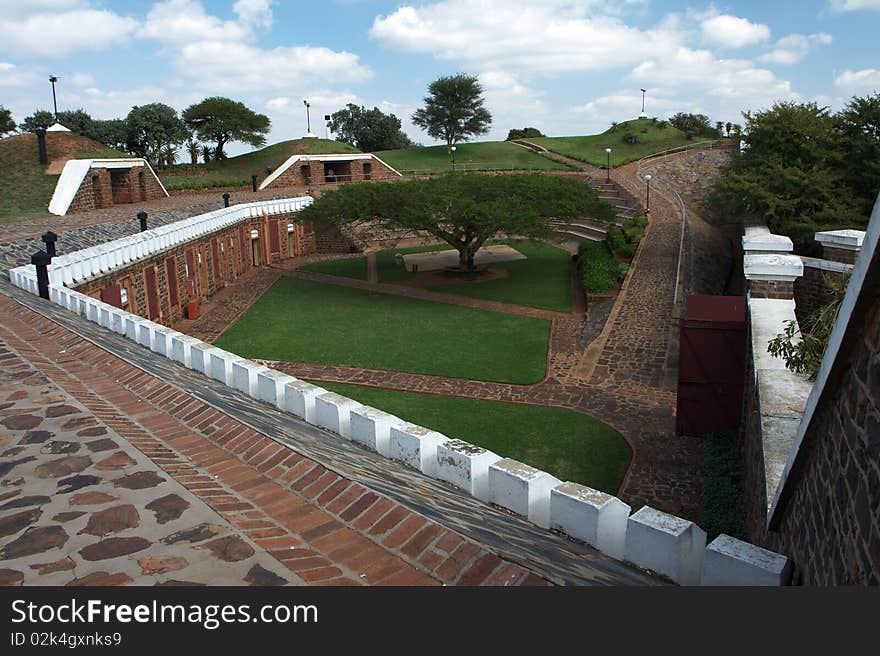 Fort Schanskop, a old fort in Pretoria, biuld in 1897 before the start of the boer-war.