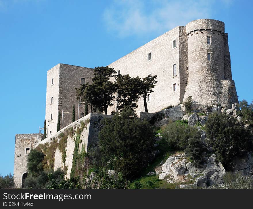 Italian castle of Rocca d Evandro