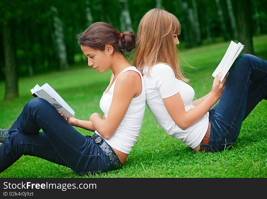 Two young girls