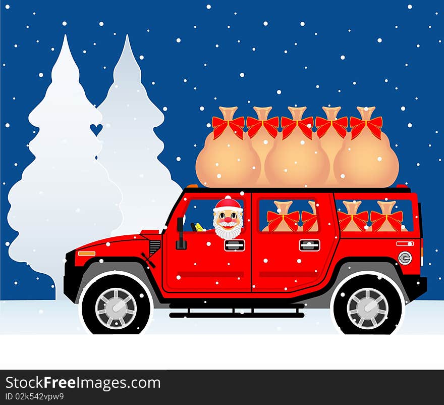 Santa Claus Driver