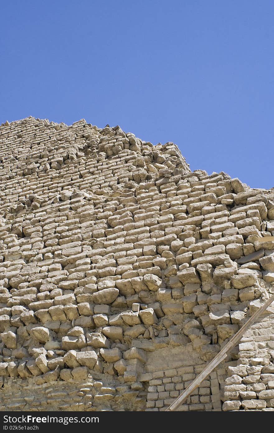 Side view of the step pyramid Egypt. Side view of the step pyramid Egypt