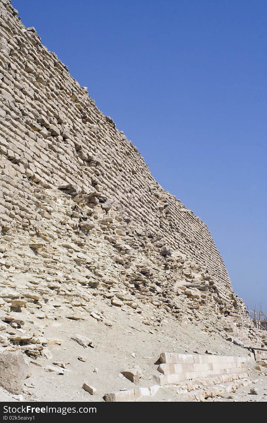 Side view of the step pyramid Egypt. Side view of the step pyramid Egypt