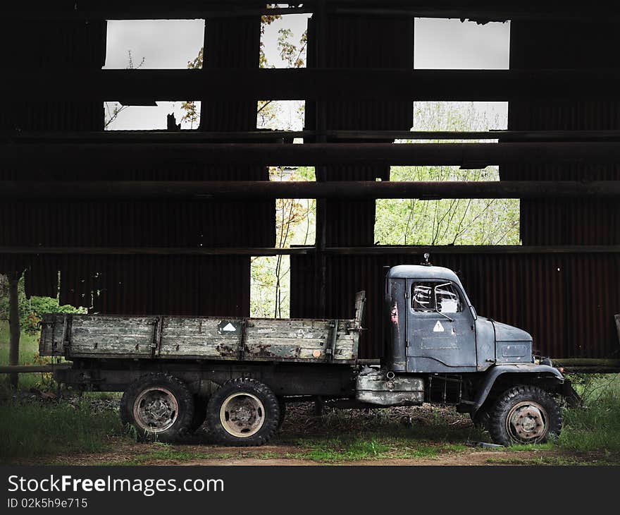 Old Praga V3S cargo vehicle