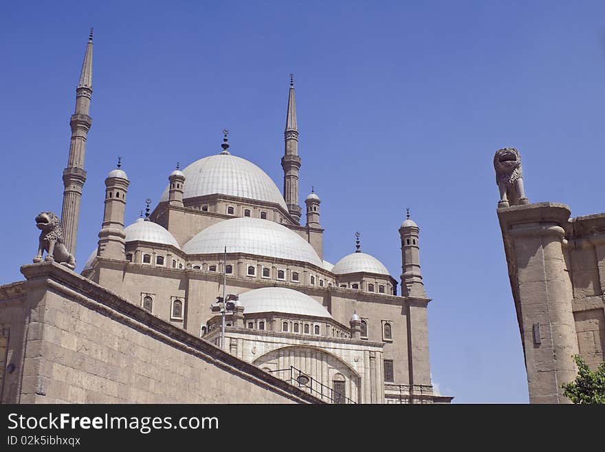 The Mosque built by Mohammed Ali in the Citadel,Cairo, Egypt. The Mosque built by Mohammed Ali in the Citadel,Cairo, Egypt