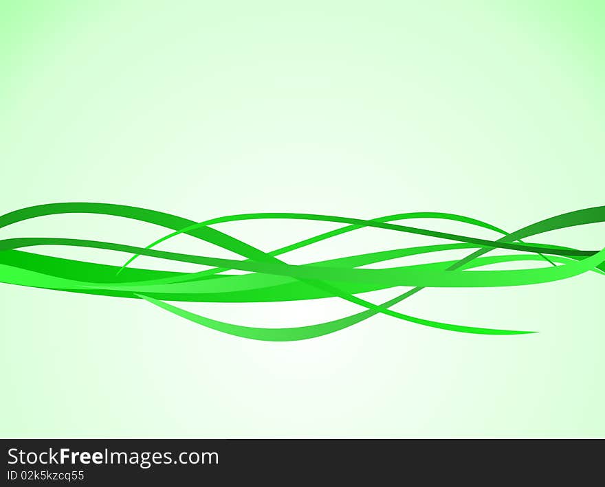 Illustration of Abstract green background. Vector