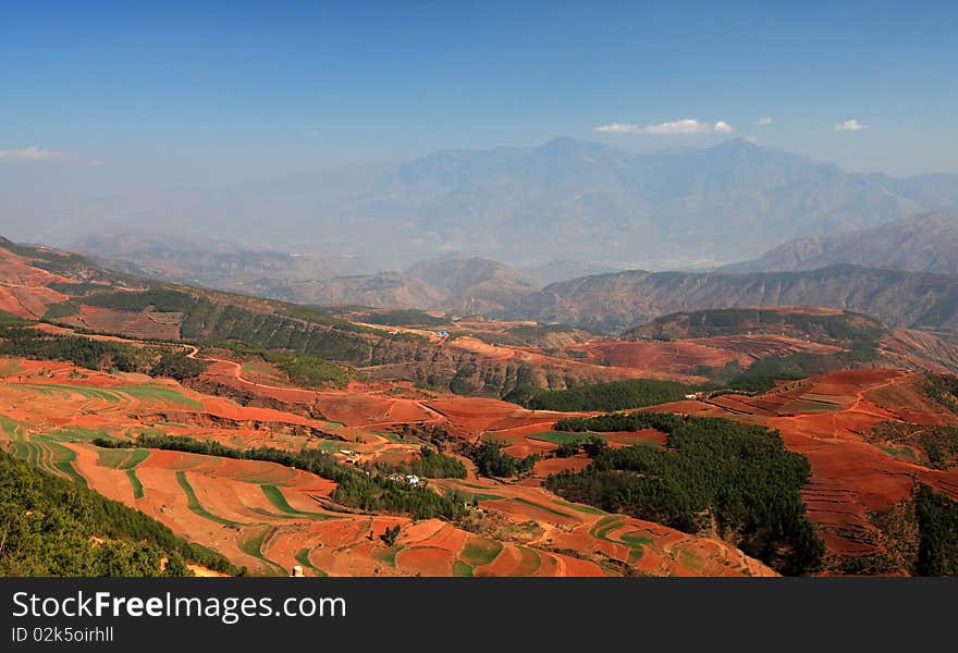 West of China