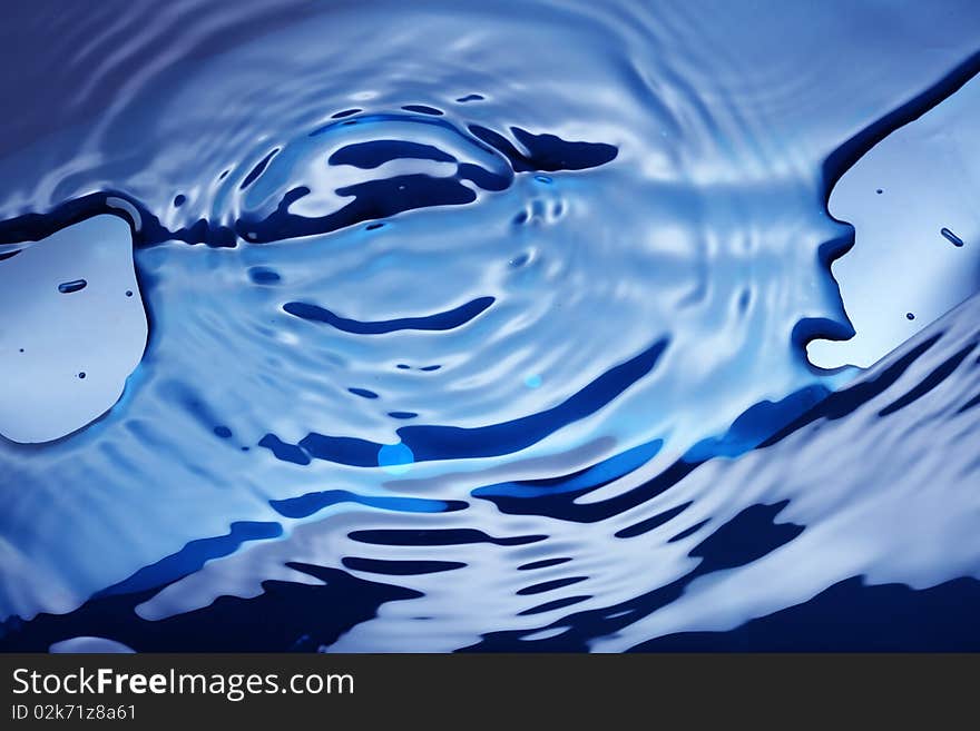 Abstract Water background. Multiple uses