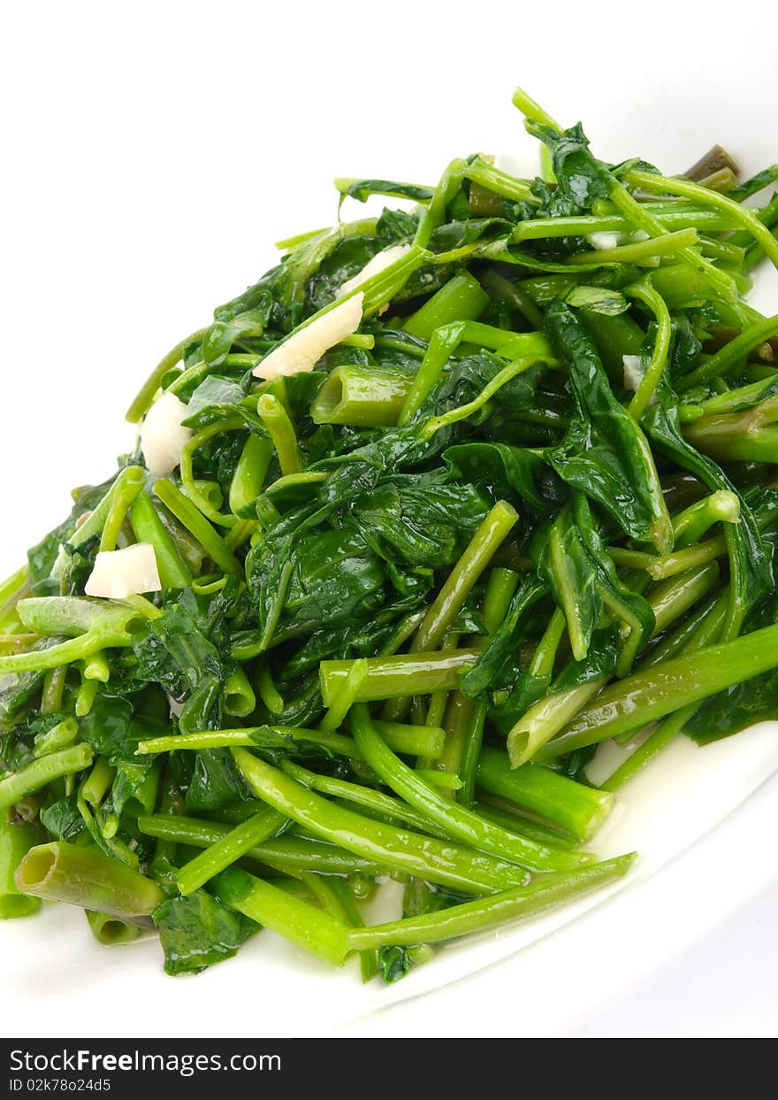 Fried Spinach Cabbage